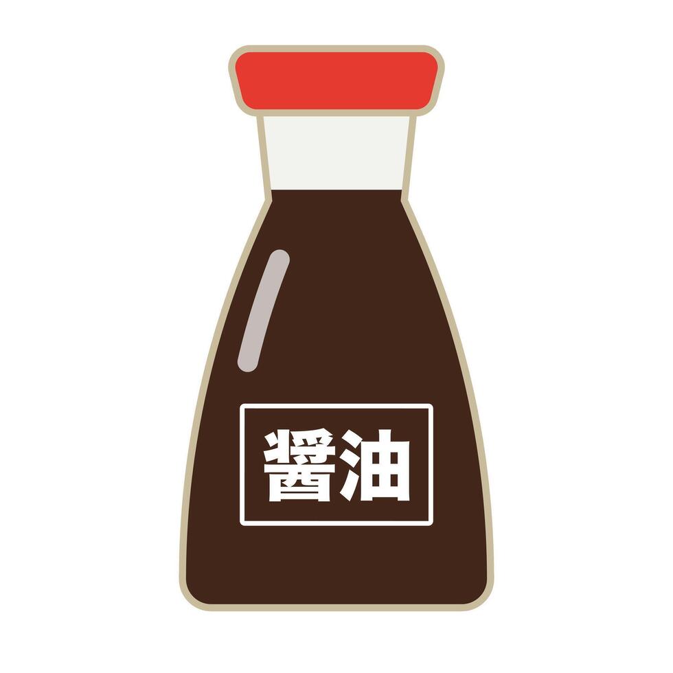 japonês soja molho ícone. vetor