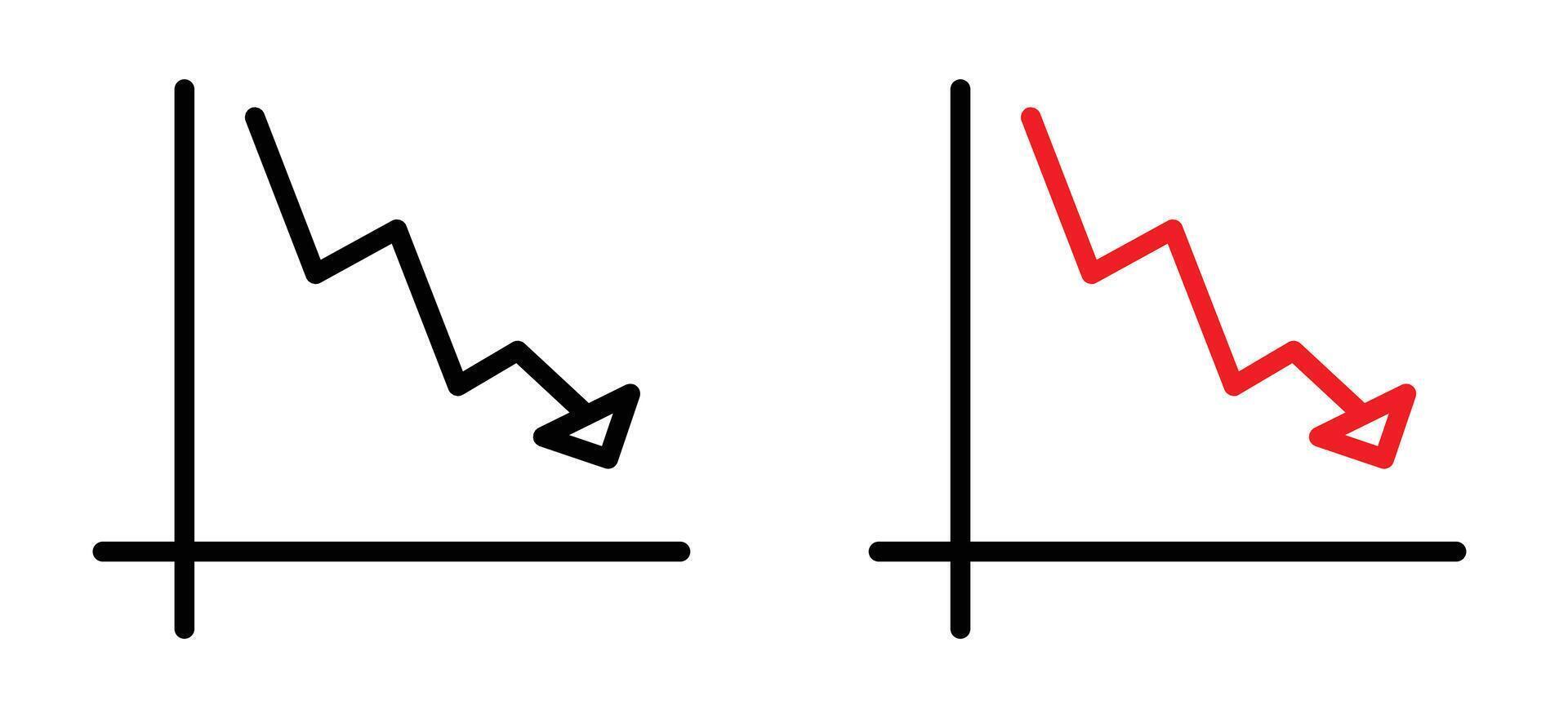 redução gráfico ícone vetor