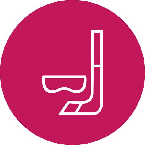 Snorkel Icon Ilustração Vetor