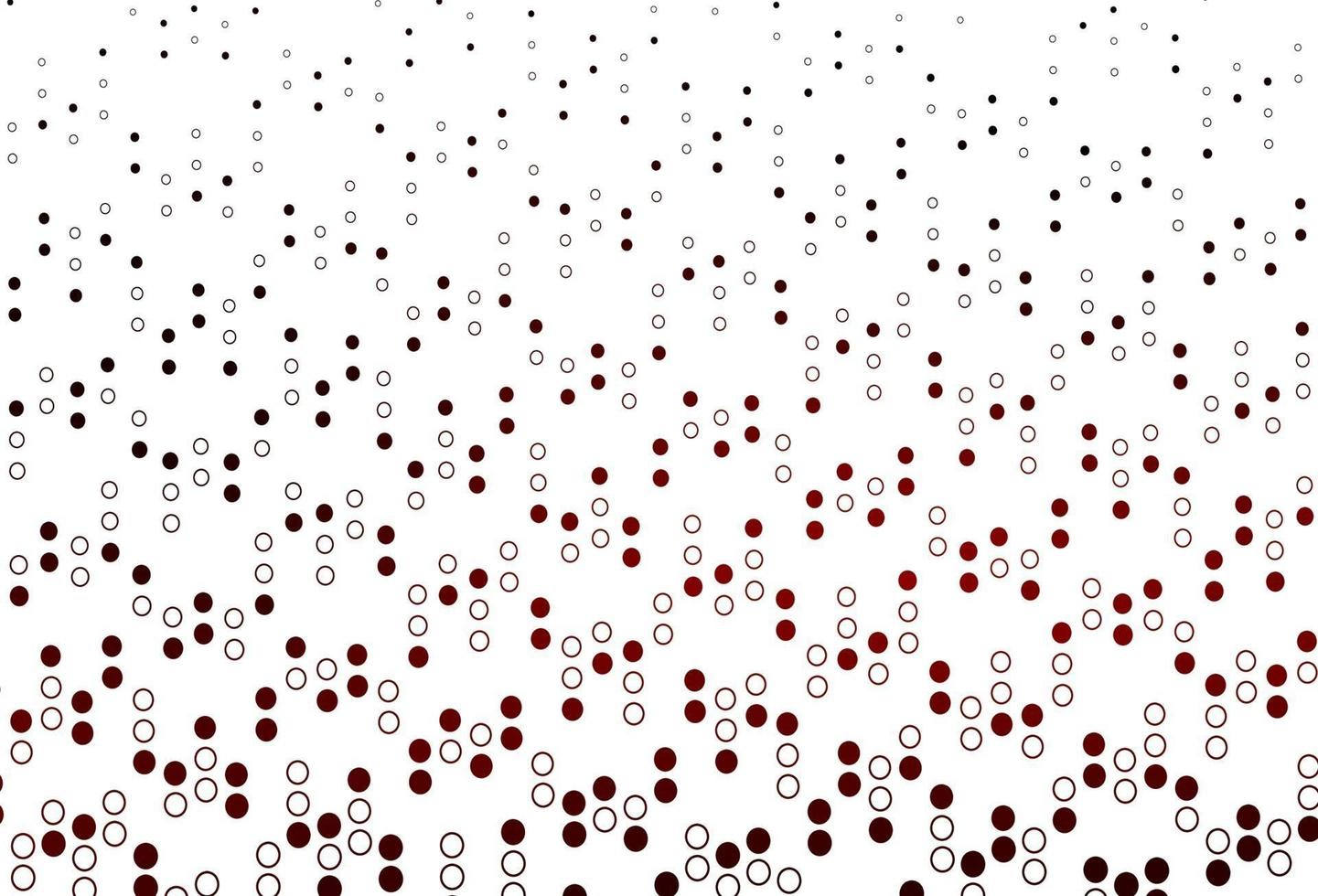 textura vector vermelho claro com discos.
