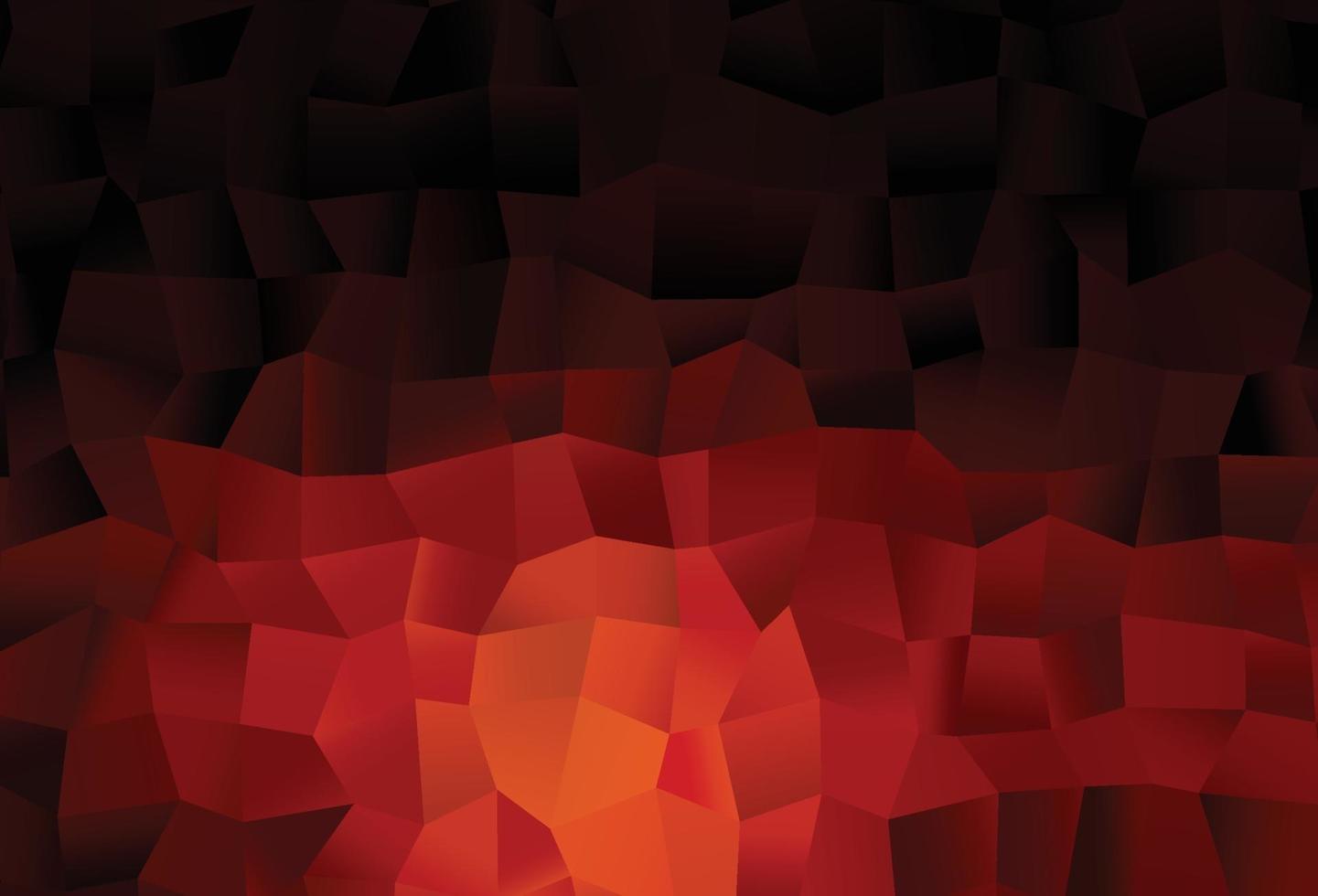 padrão de vetor vermelho escuro com cristais, retângulos.