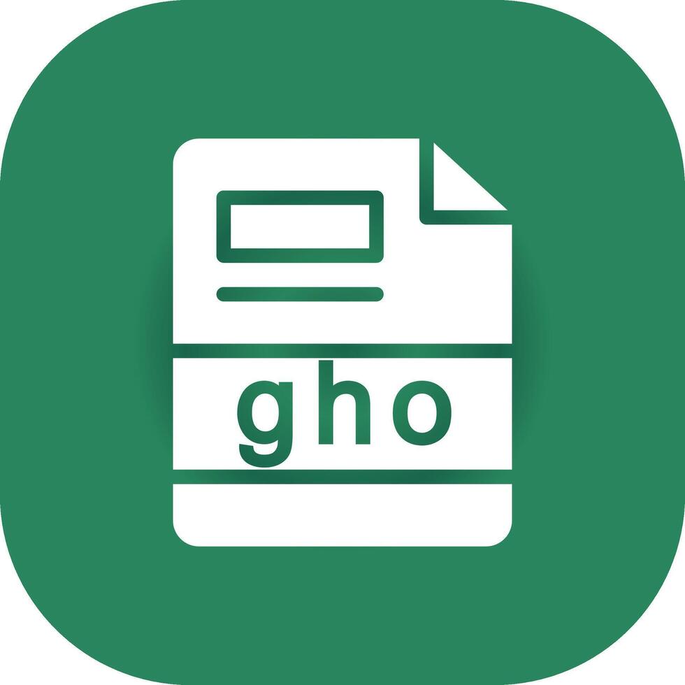 gho criativo ícone Projeto vetor