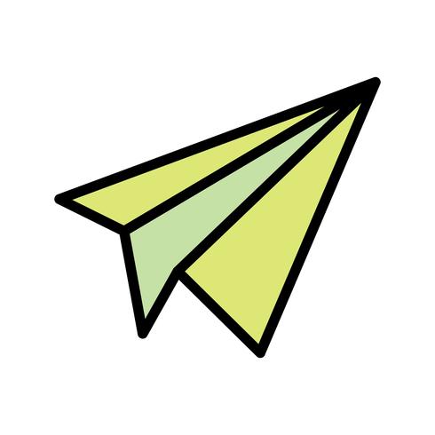 Paper Plane Icon Ilustração Vetor