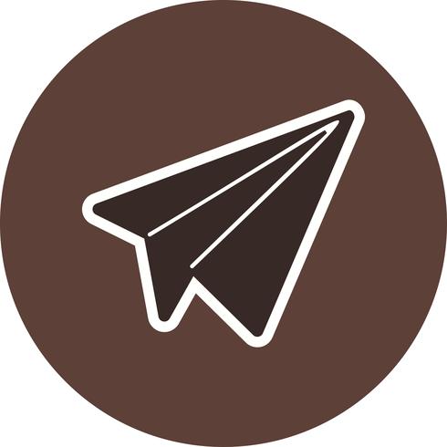 Paper Plane Icon Ilustração Vetor