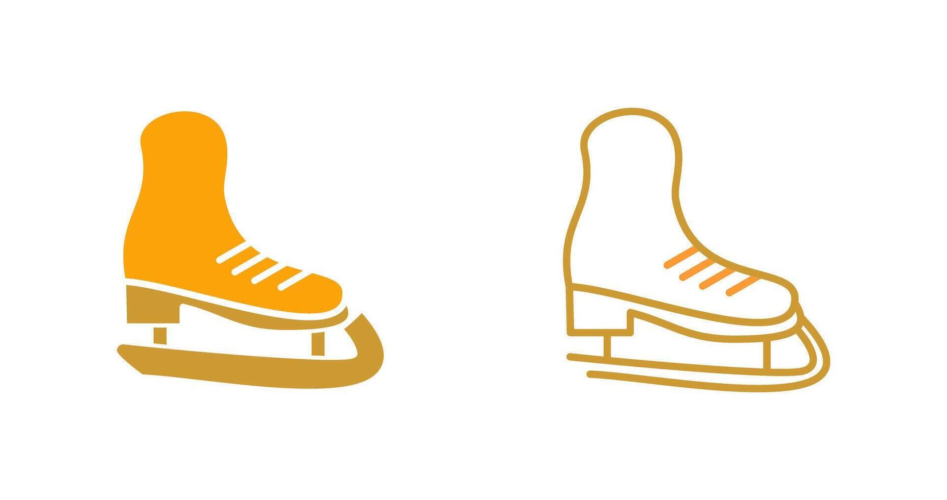 ícone de vetor de patins