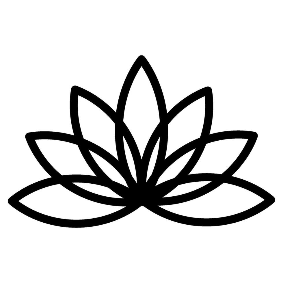 lótus flor místico religioso espiritual símbolo vetor