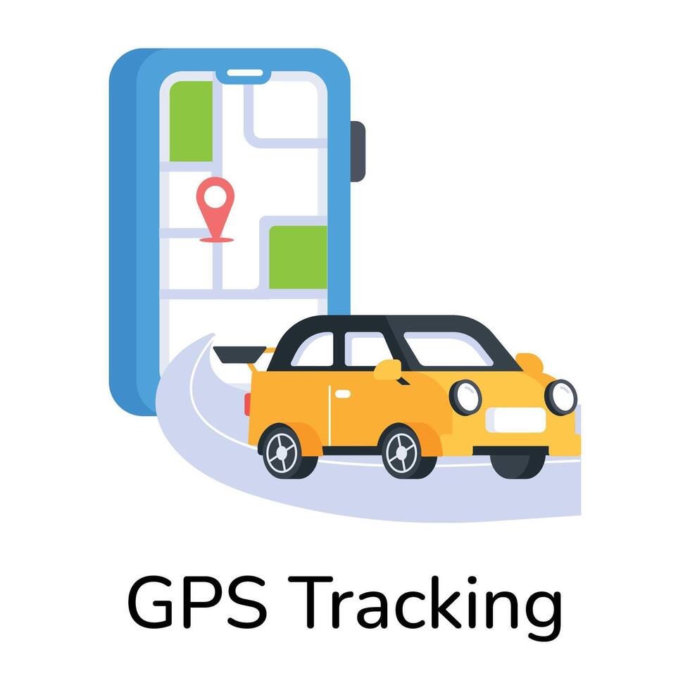 rastreamento gps na moda vetor