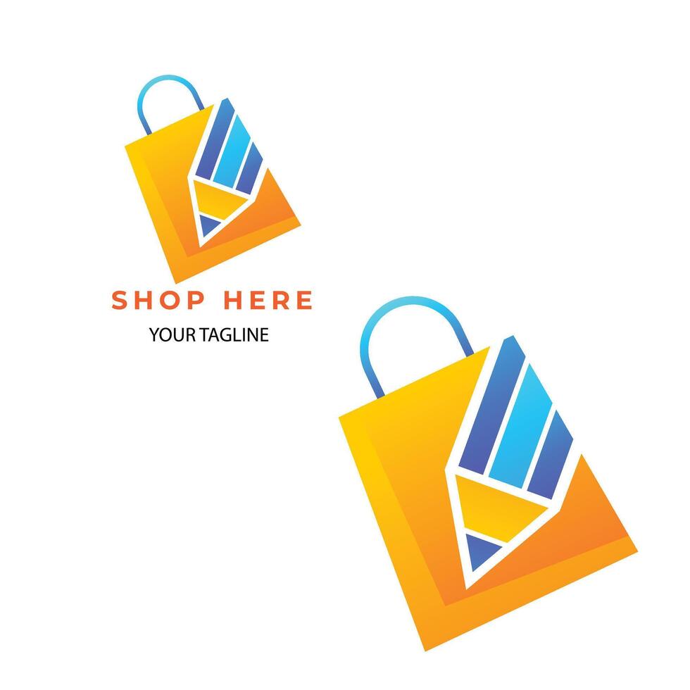 moderno mercearia e Comida loja logotipo desenhos conceito vetor, loja logotipo modelo vetor