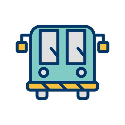 ícone de ônibus de aeroporto de vetor