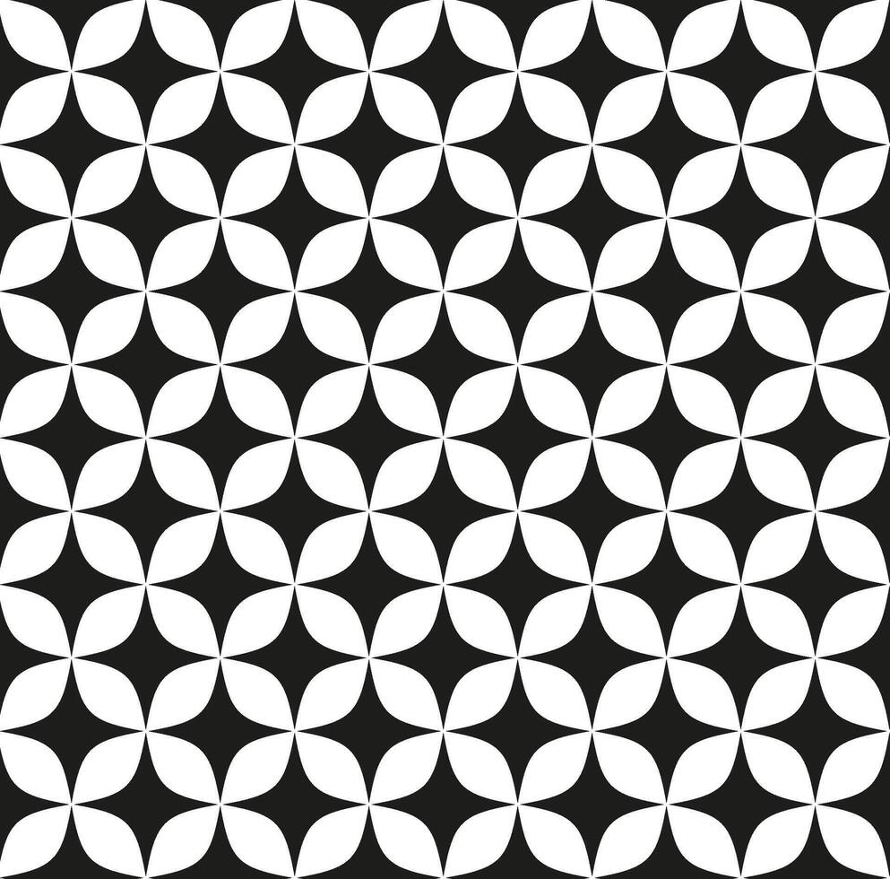 geométrico desatado textura dentro a Formato do Preto quadriláteros em uma branco fundo vetor