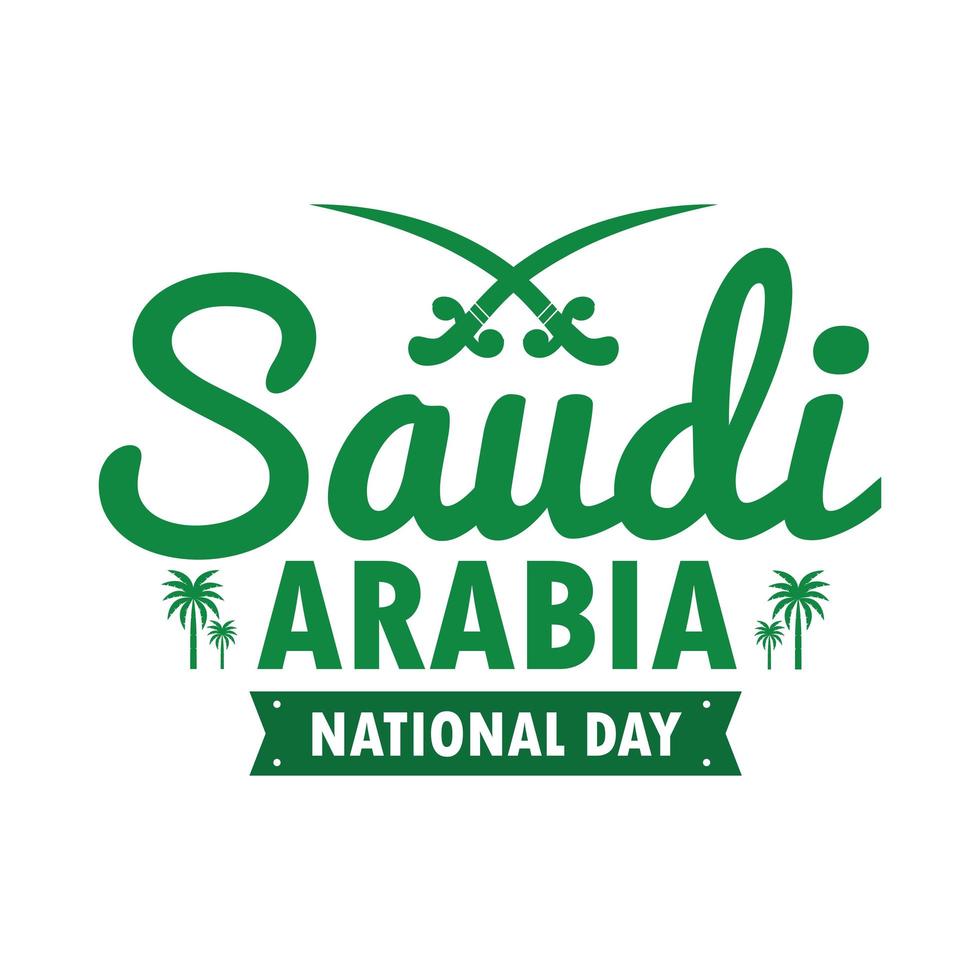 rótulo da arábia saudita vetor