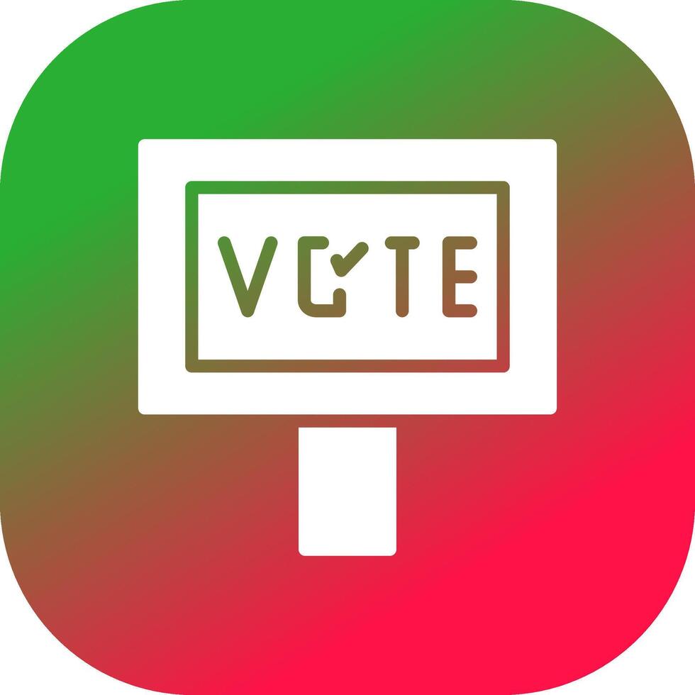 votar design de ícone criativo vetor