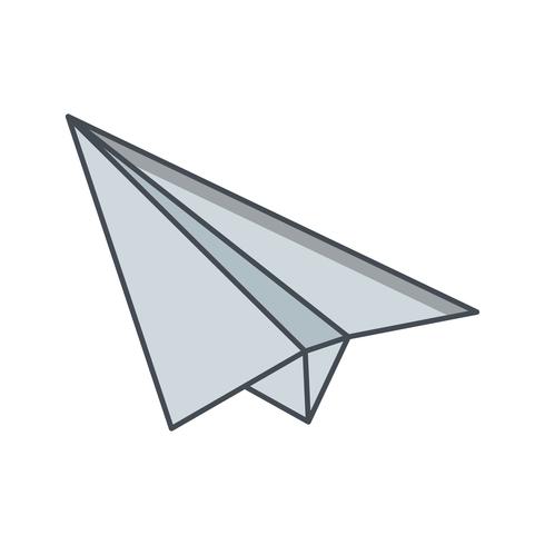 Paper Plane Icon Ilustração Vetor