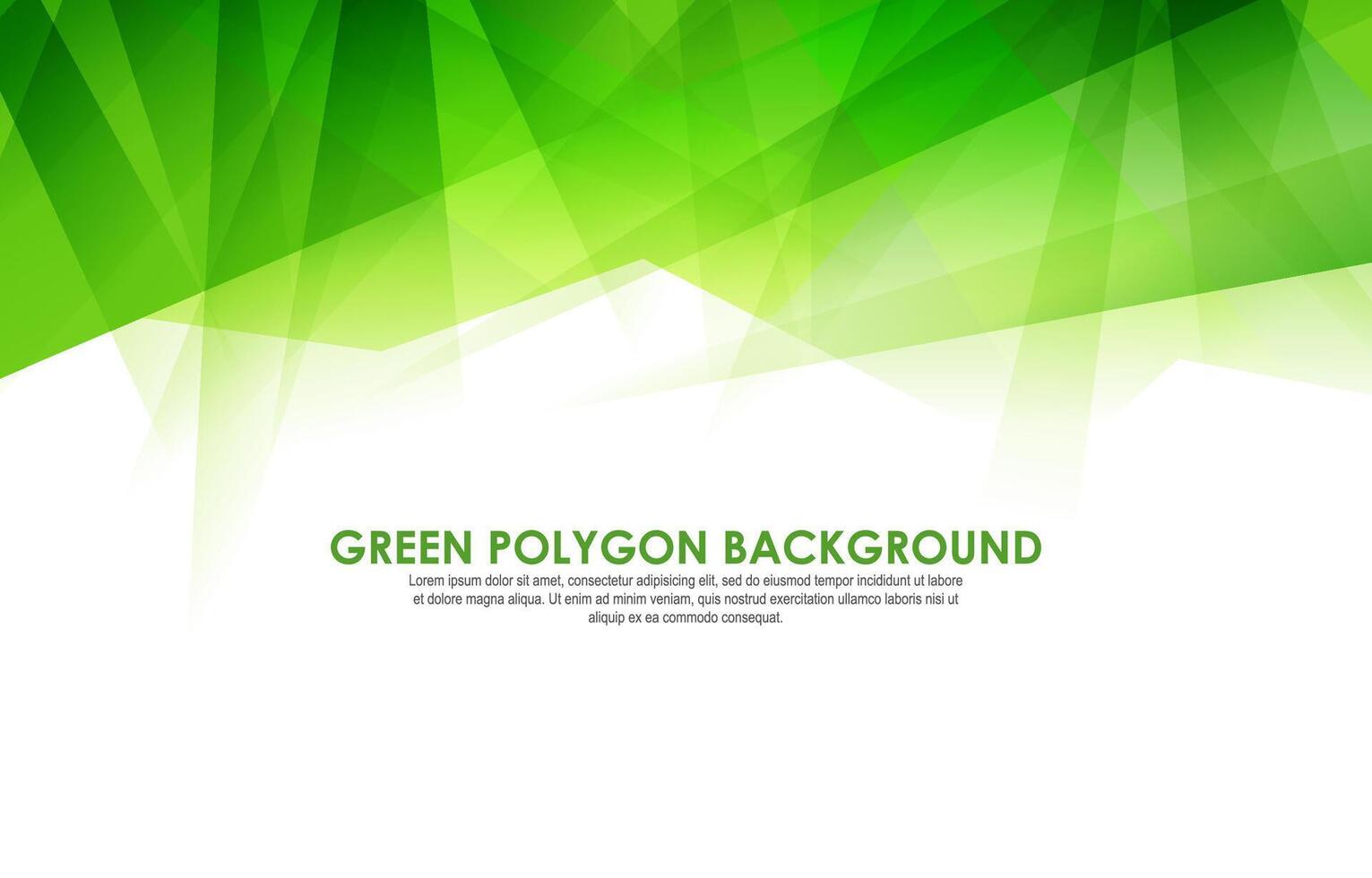 verde e branco polígono fundo com gradiente cor vetor