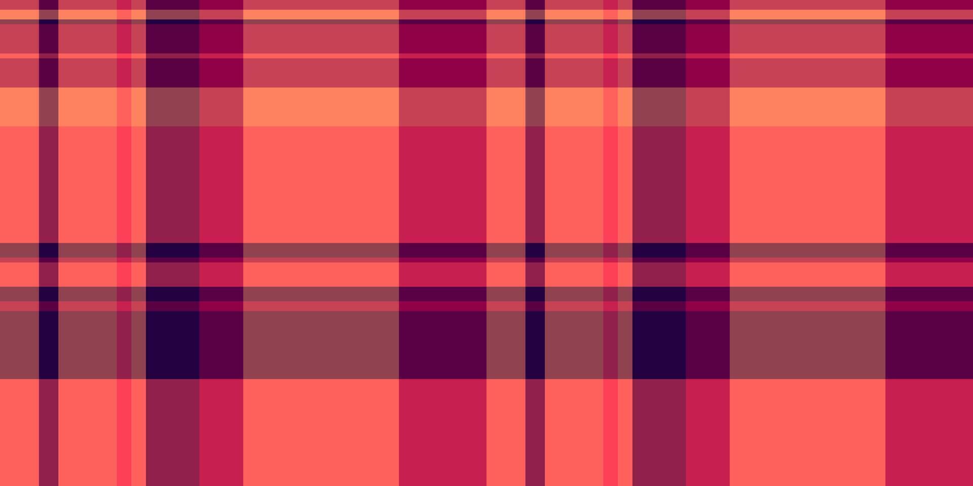 em camadas tartan padronizar têxtil, etnia desatado tecido textura. superfície Verifica vetor xadrez fundo dentro vermelho e Rosa cores.