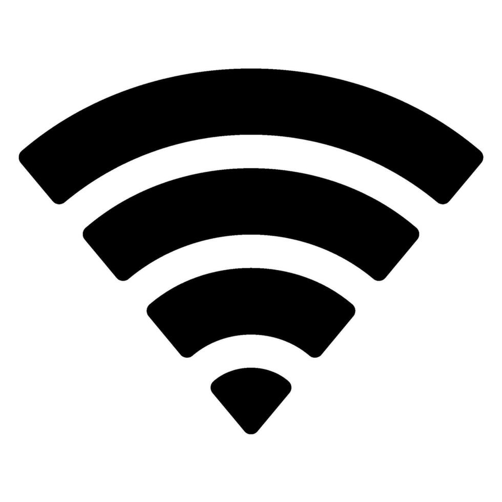 ícone de glifo wi-fi vetor