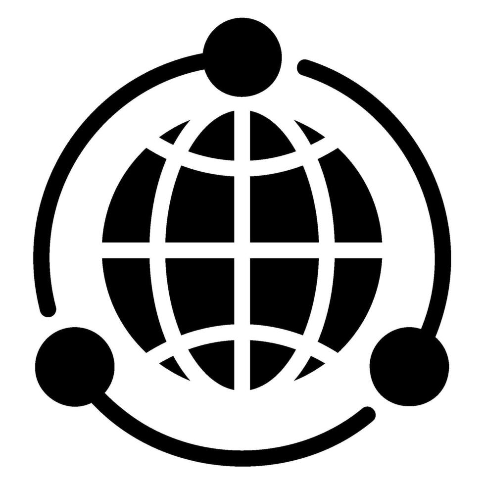 ícone de glifo de conexão vetor