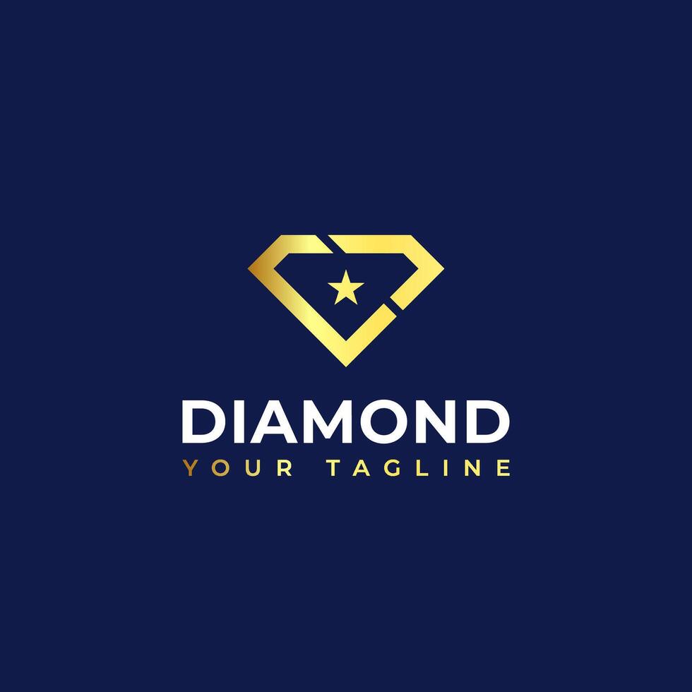 diamante anel logotipo conceito - diamante em forma anel joalheria logotipo transformação Projeto. vetor
