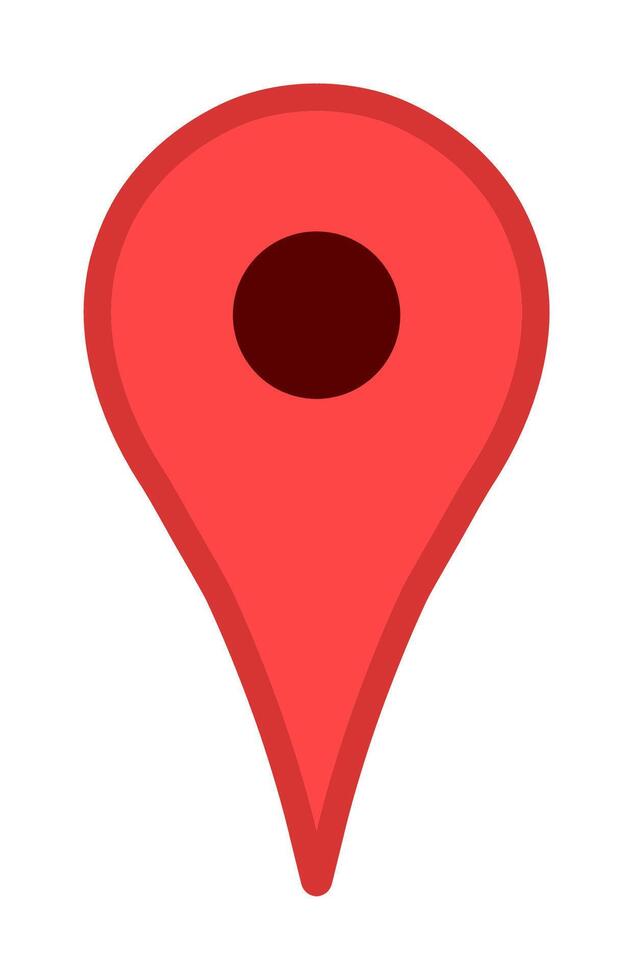 Google mapas PIN logotipo, ícone. vetor