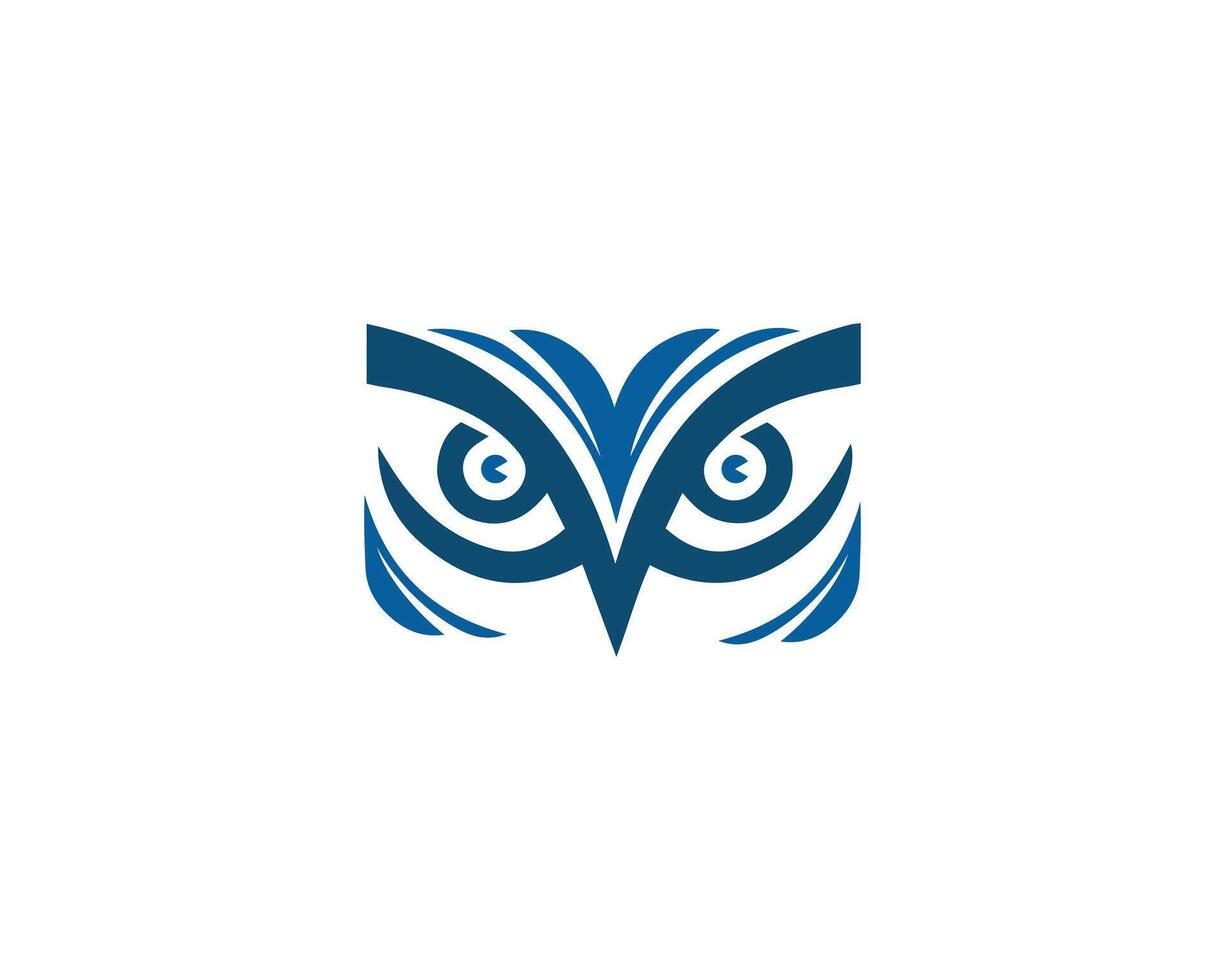 coruja logotipo ícone Projeto conceito vetor modelo.