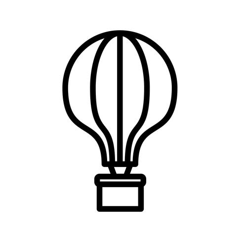 Ícone de balão de ar de vetor