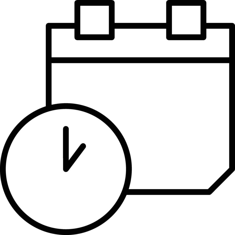 calendário cronograma ícone símbolo vetor imagem. ilustração do a moderno compromisso lembrete agenda símbolo gráfico Projeto imagem