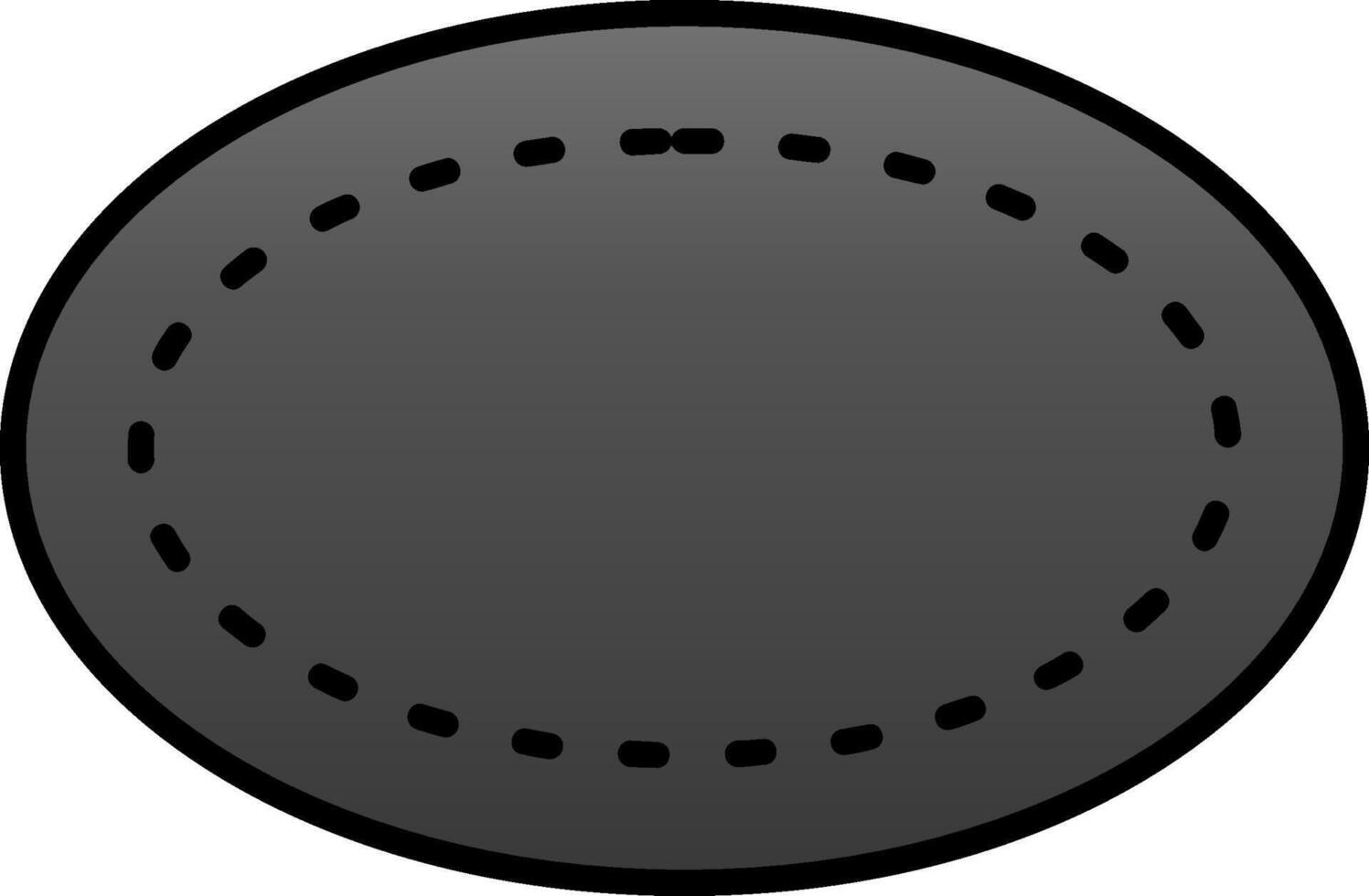 oval linha preenchidas gradiente ícone vetor