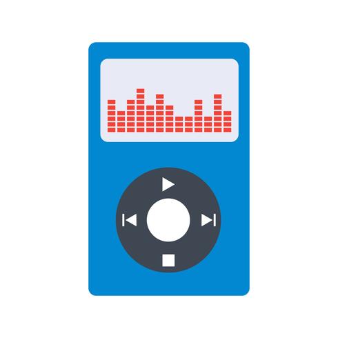 Music Player Icon Ilustração Vetor