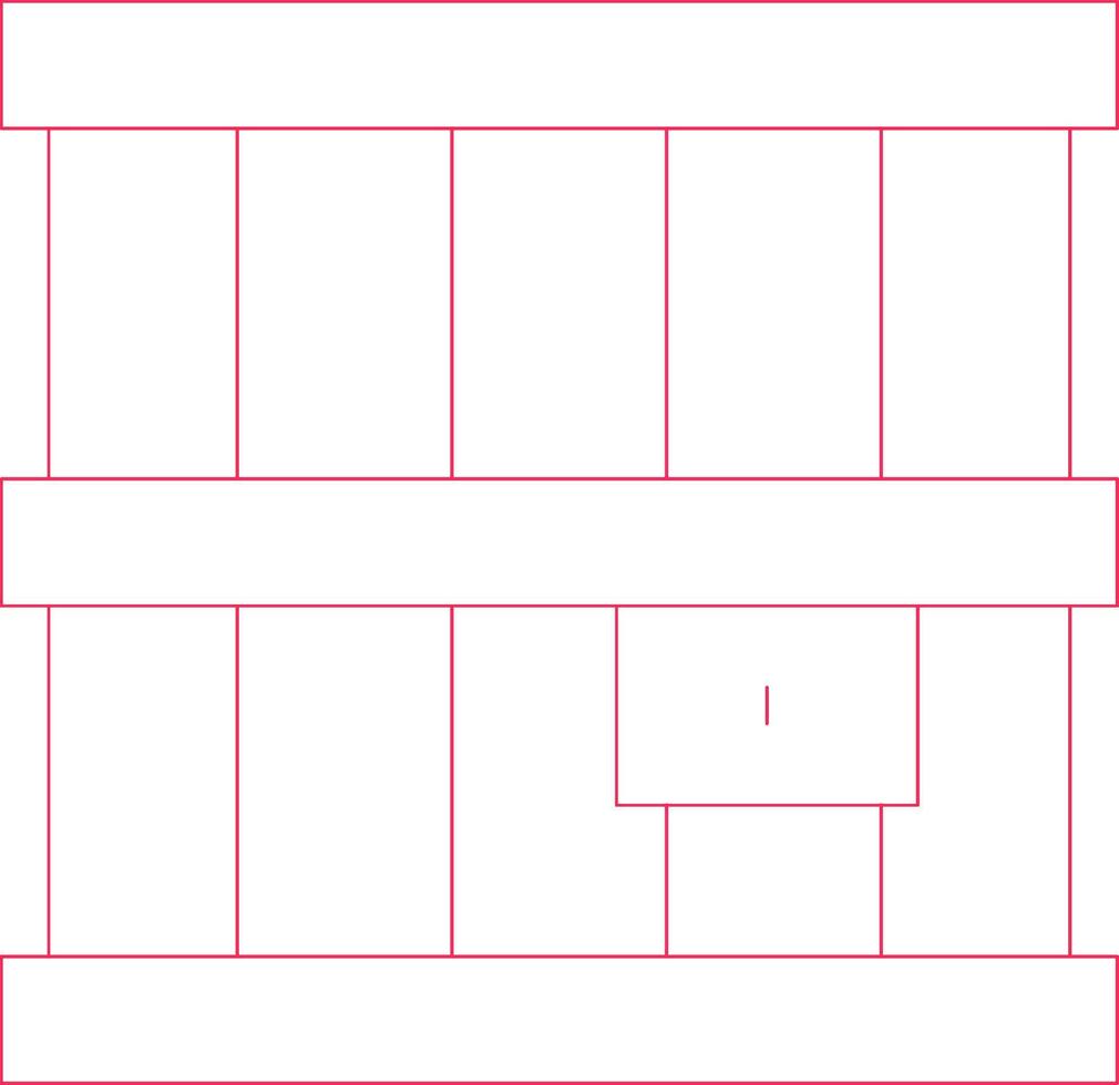 design de ícone criativo de prisão vetor