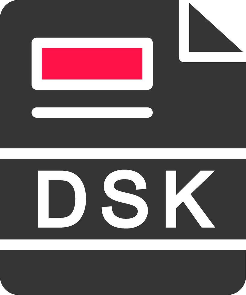 dsk criativo ícone Projeto vetor