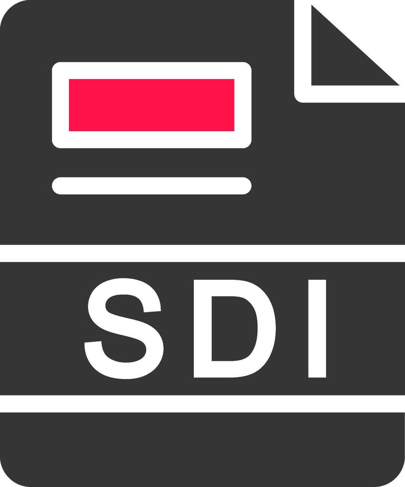 sdi criativo ícone Projeto vetor