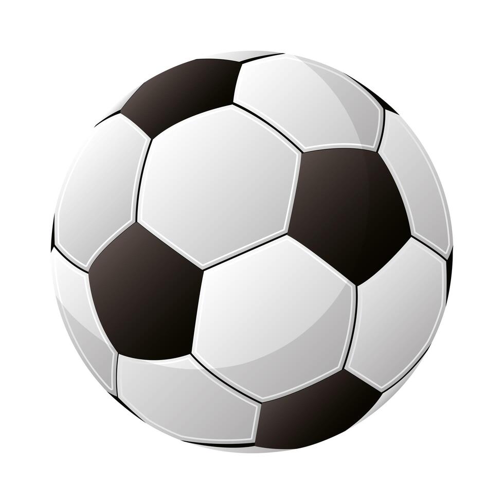 ícone de futebol de balão de esporte de futebol vetor