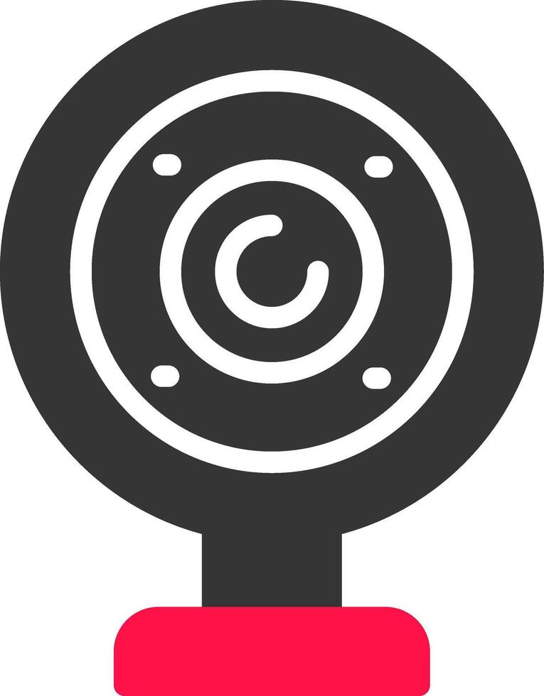 design de ícone criativo de webcam vetor