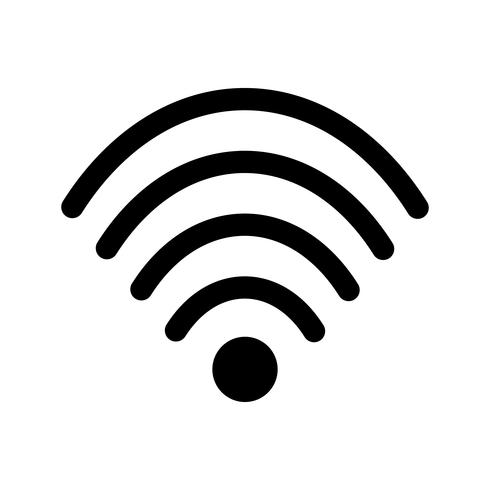 Ícone de vetor wi-fi