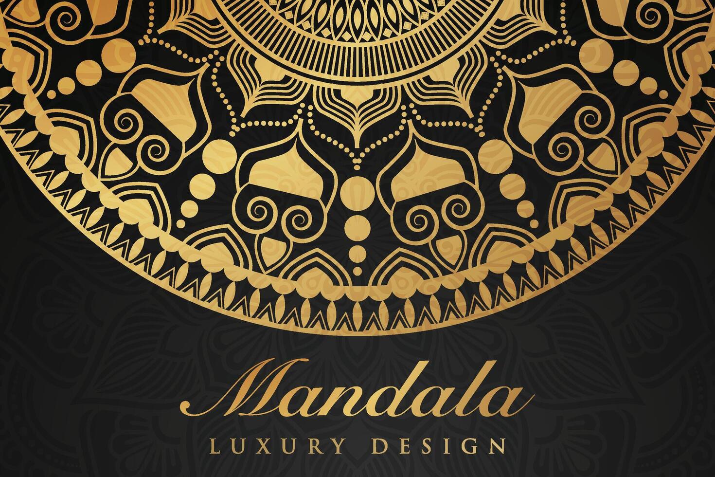 luxuoso mandala padronizar fundo, luxo mandala convite cumprimento cartão projeto, circular padronizar vetor projeto,