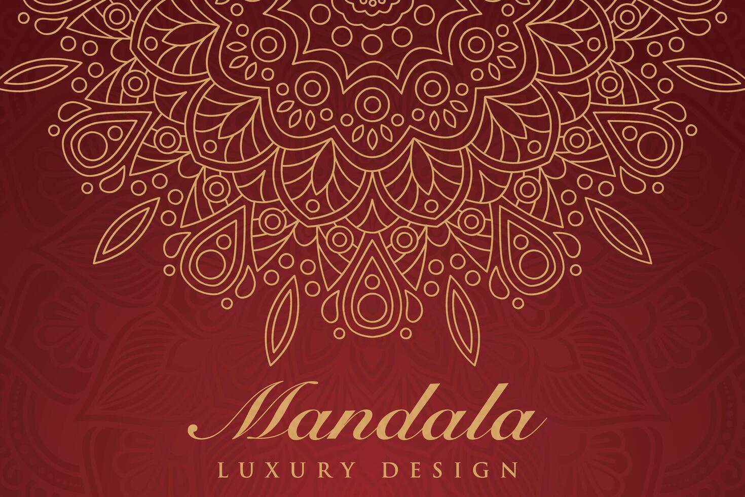 luxuoso mandala padronizar fundo, luxo mandala convite cumprimento cartão projeto, circular padronizar vetor projeto,