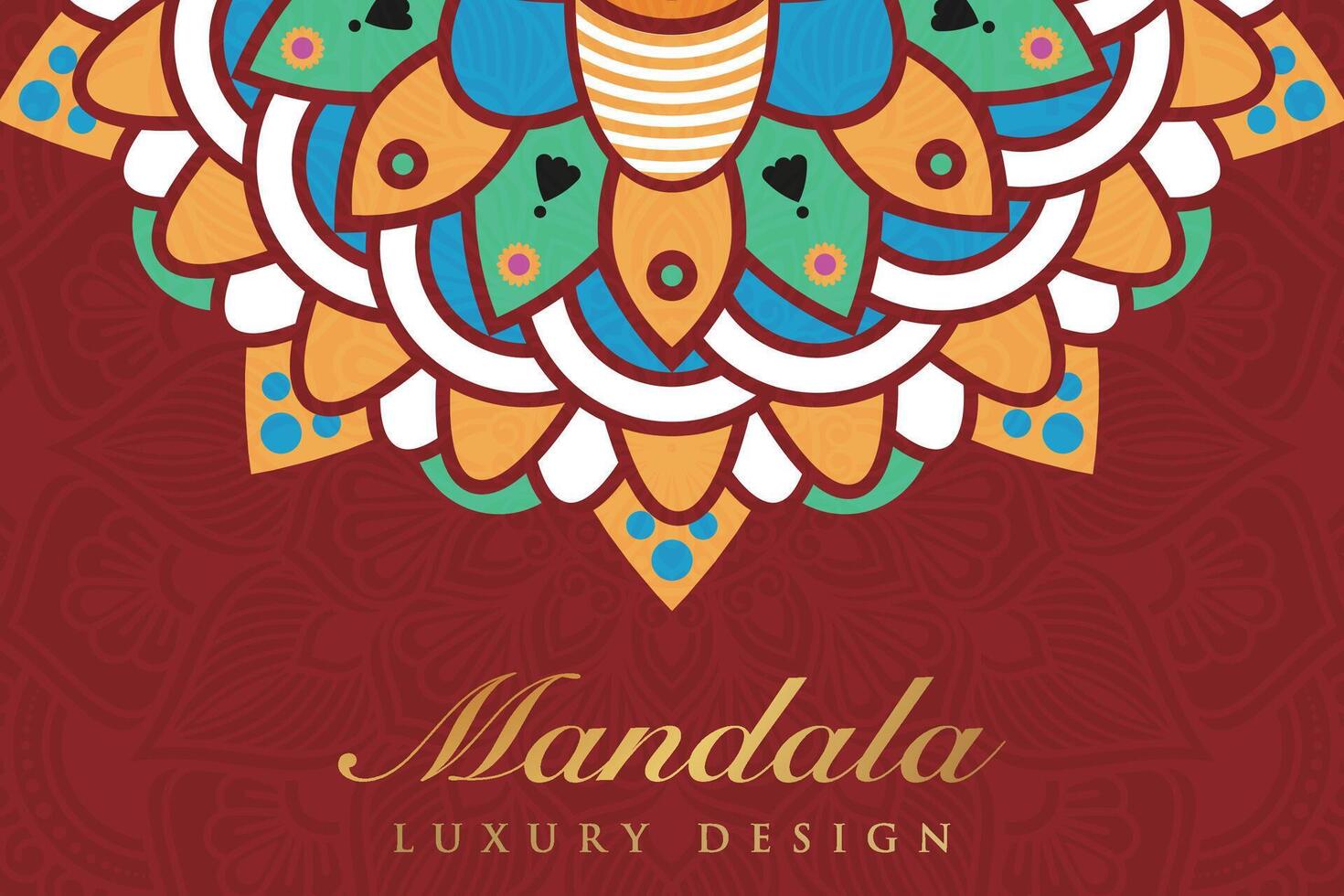 luxuoso mandala padronizar fundo, luxo mandala convite cumprimento cartão projeto, circular padronizar vetor projeto,