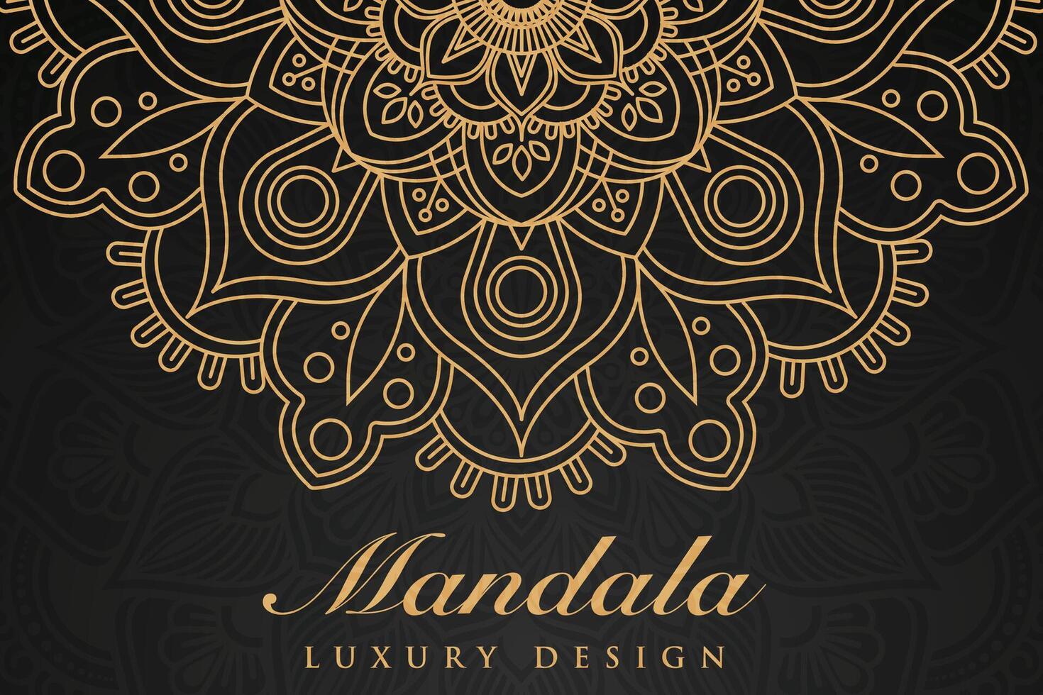 luxuoso mandala padronizar fundo, luxo mandala convite cumprimento cartão projeto, circular padronizar vetor projeto,