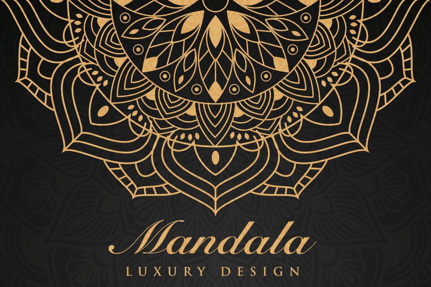 luxuoso mandala padronizar fundo, luxo mandala convite cumprimento cartão projeto, circular padronizar vetor projeto,