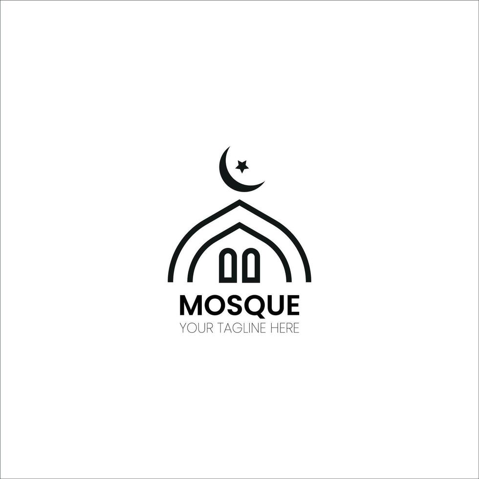 vetor islâmico mesquita logotipos Projeto