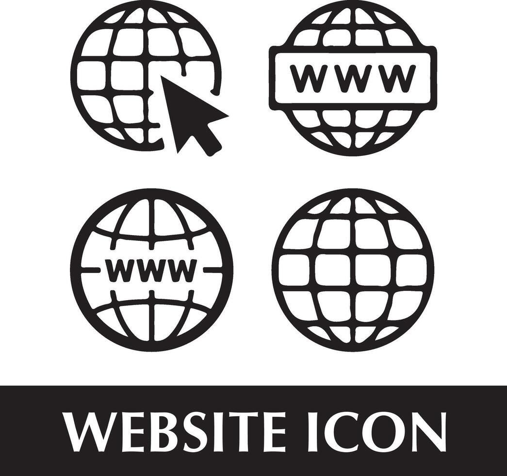 Internet, rede, globo, local na rede Internet ícone vetor dentro clipart estilo.telefone, local na rede Internet, endereço, localização e enviar logotipo símbolo placa pacote.