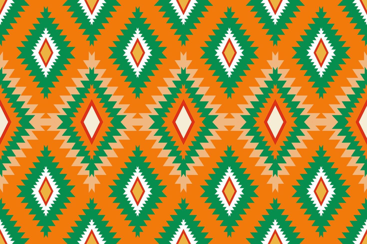 sudoeste navajo padrões apresentando triângulos, ziguezagues, diamantes e pisou motivos característica do tradicional sudoeste nativo americano tribal para têxteis e decoração moda e produtos vetor