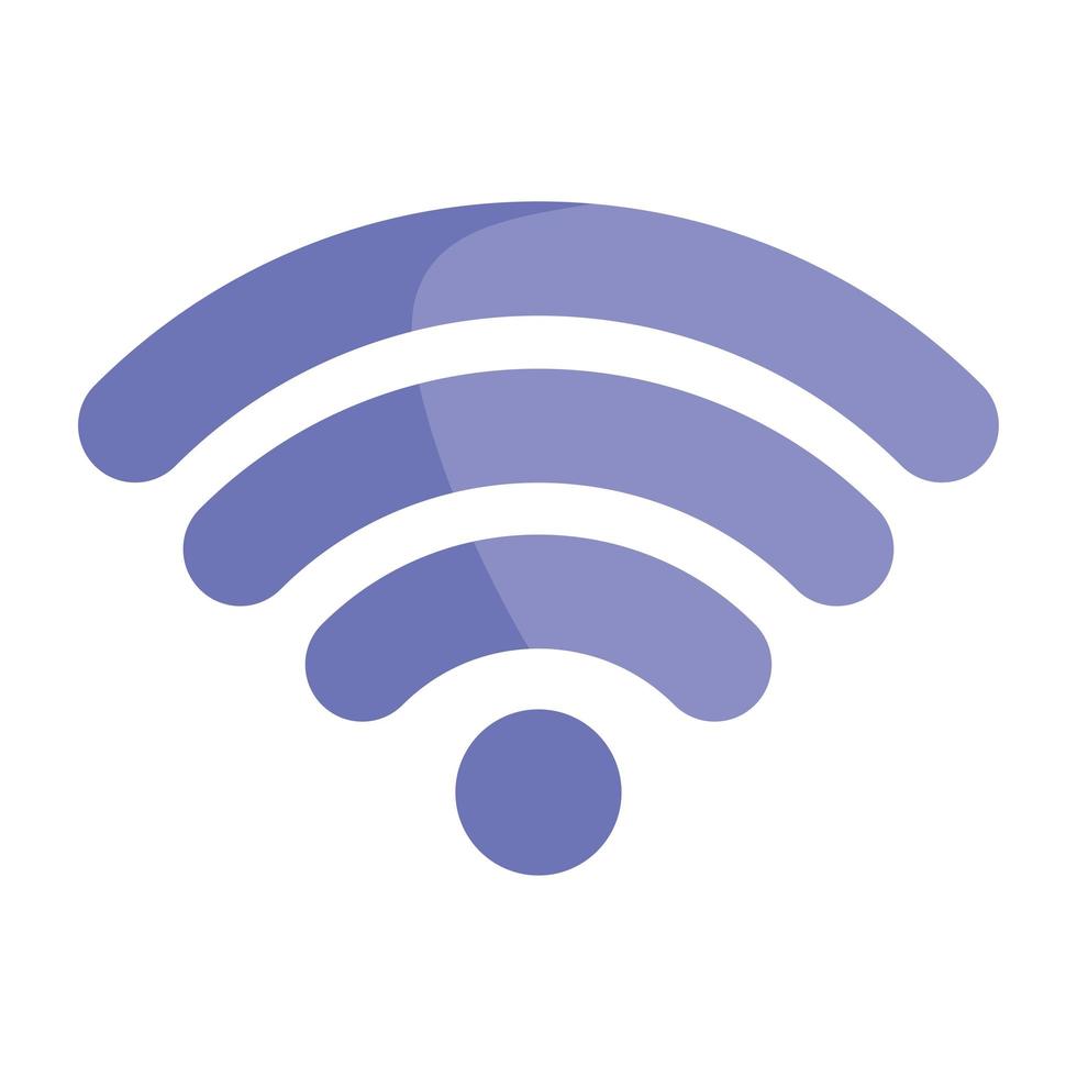 ícone de sinal wi-fi vetor
