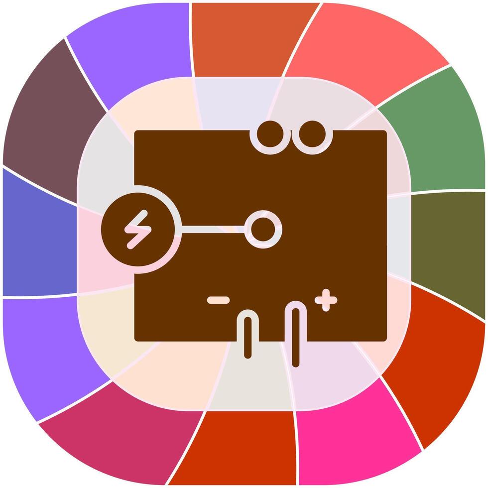 ícone de vetor de circuito elétrico