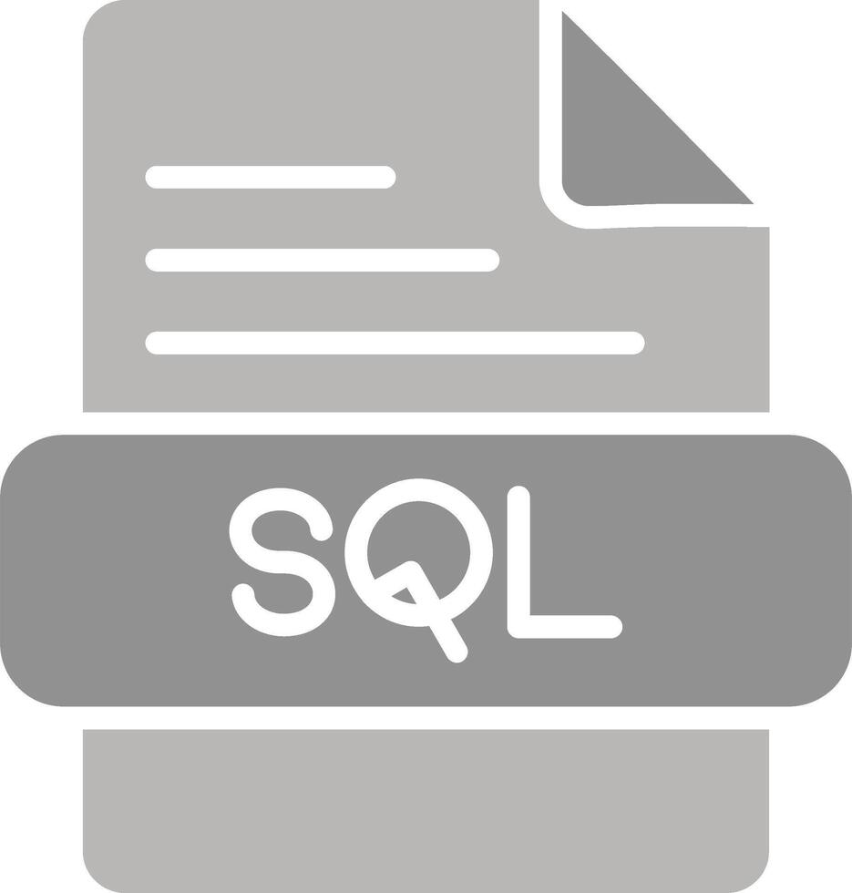 ícone do vetor sql