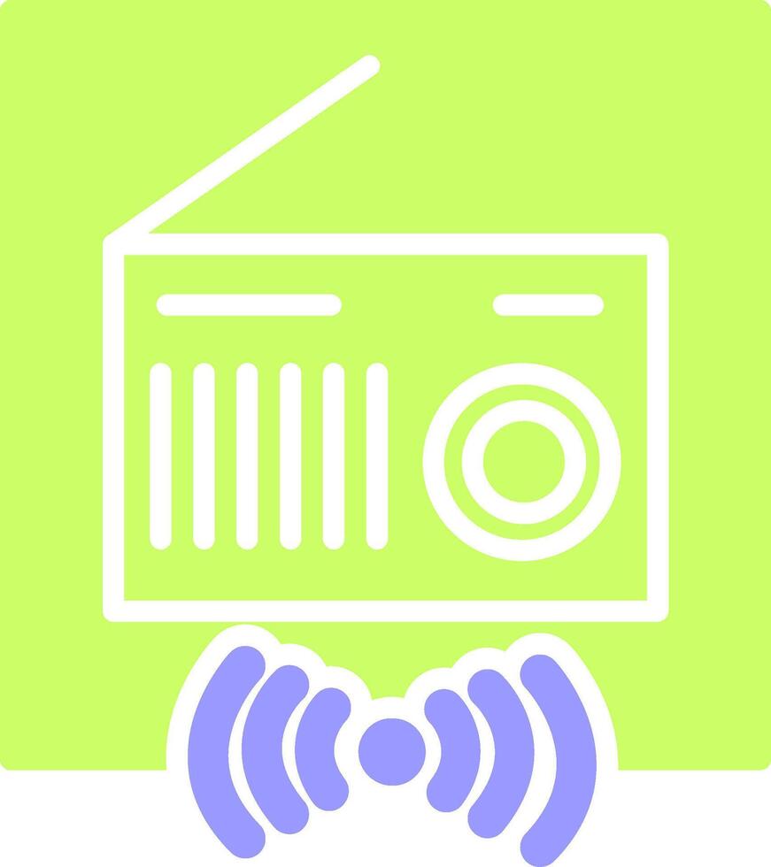 ícone de vetor de rádio