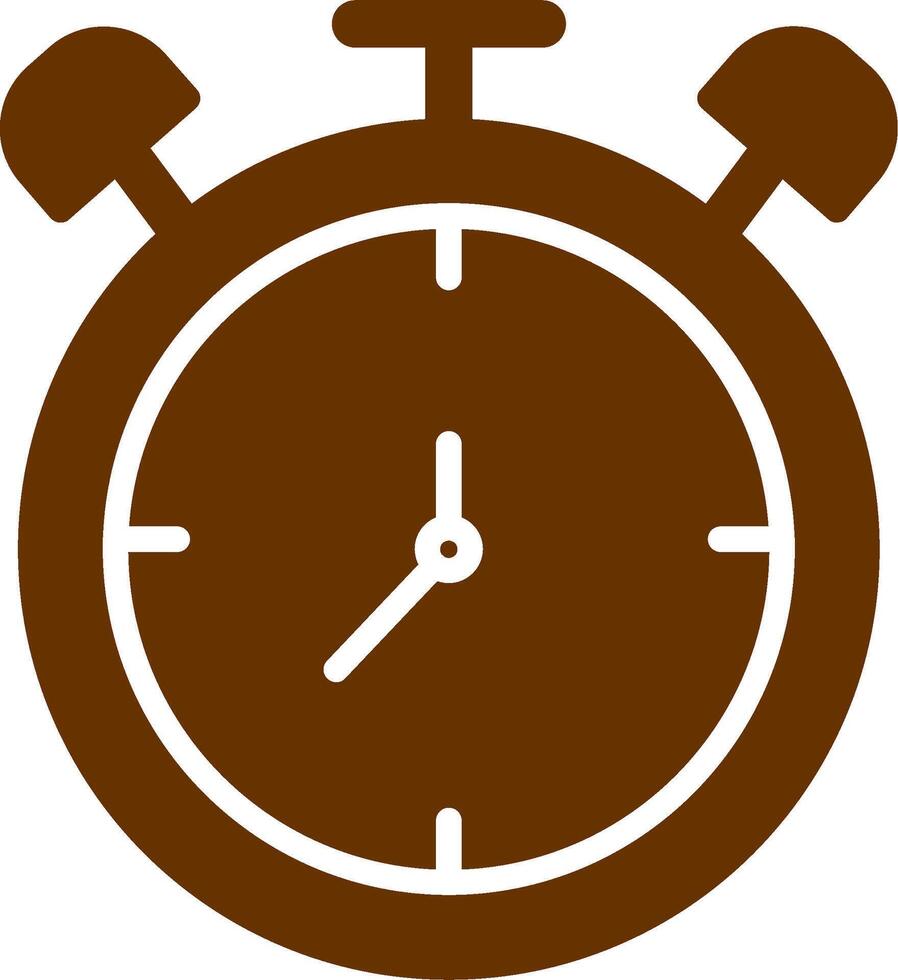 ícone de vetor de relógio grande