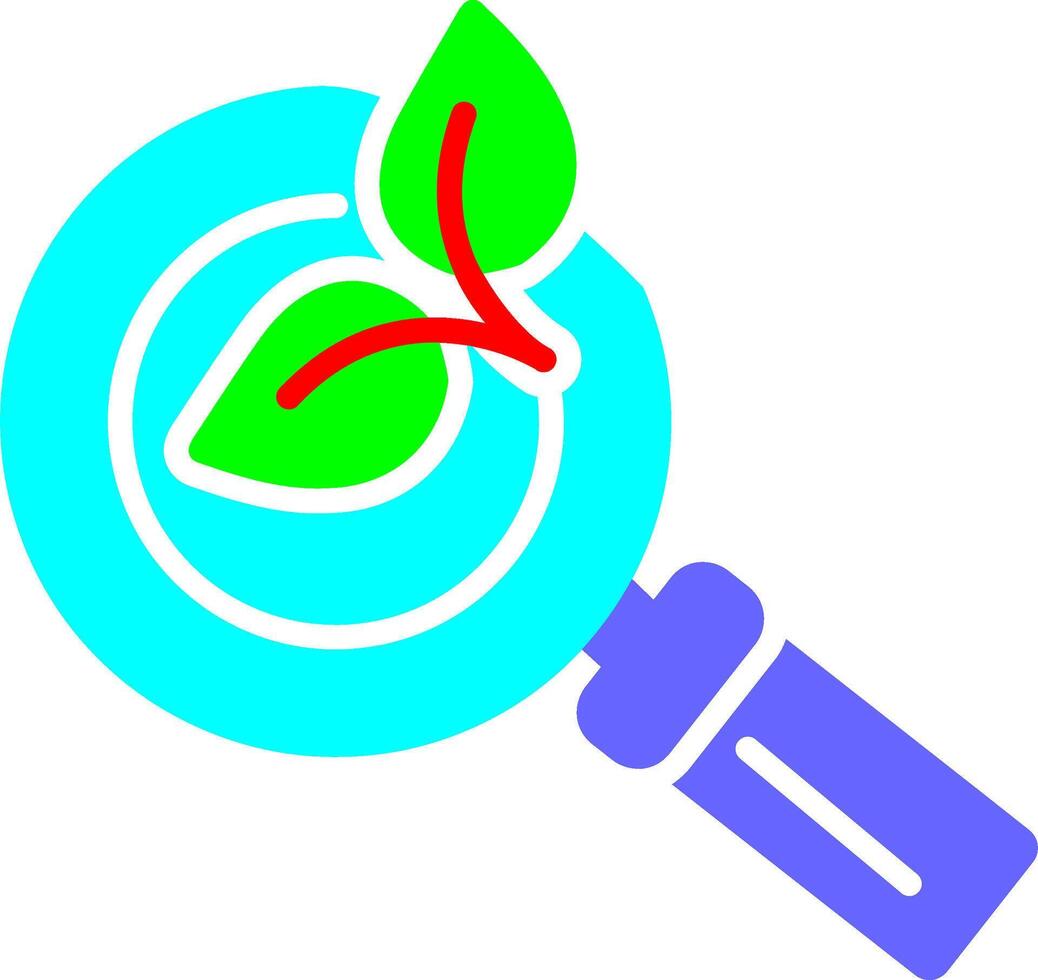 ícone de vetor de pesquisa orgânica