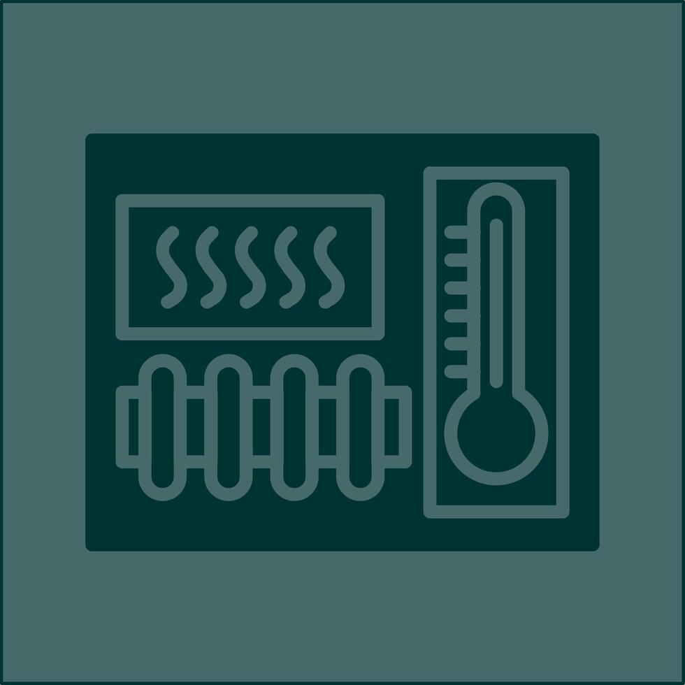 ícone de vetor de elemento de aquecimento