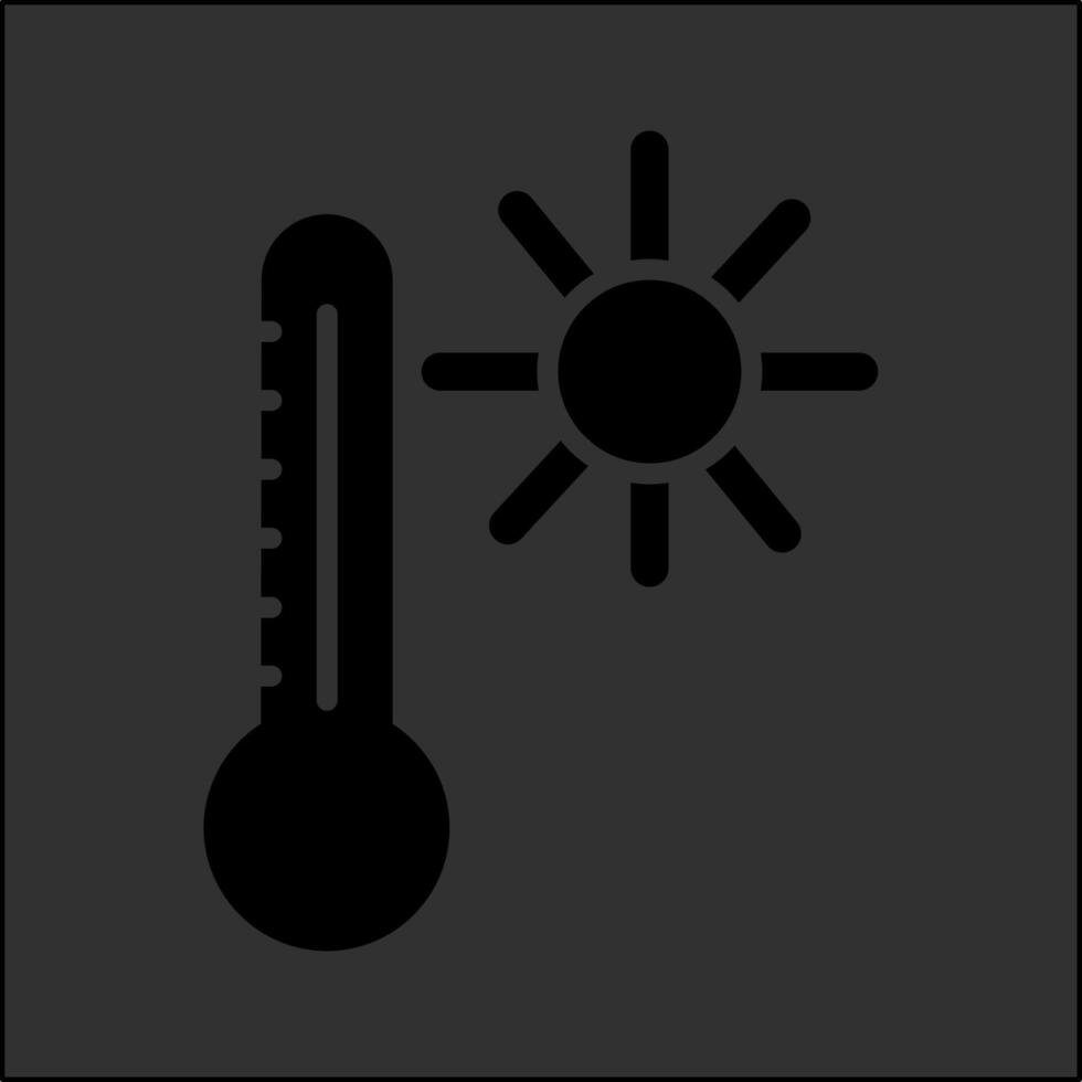 ícone de vetor de temperatura